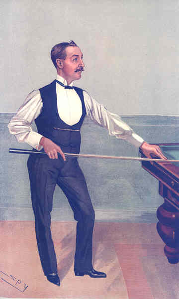 Associate Product VANITY FAIR SPY CARTOON. Harry Stevenson 'He might be champion…' Billiards 1905