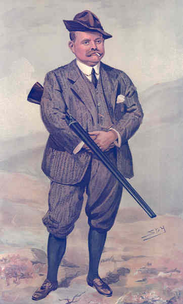 Associate Product SPY CARTOON. Reginald Henry Rimington-Wilson 'Driven grouse' Game Hunting 1905