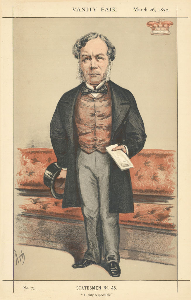 VANITY FAIR SPY CARTOON Duke of Richmond 'Highly respectable' Politics 1870