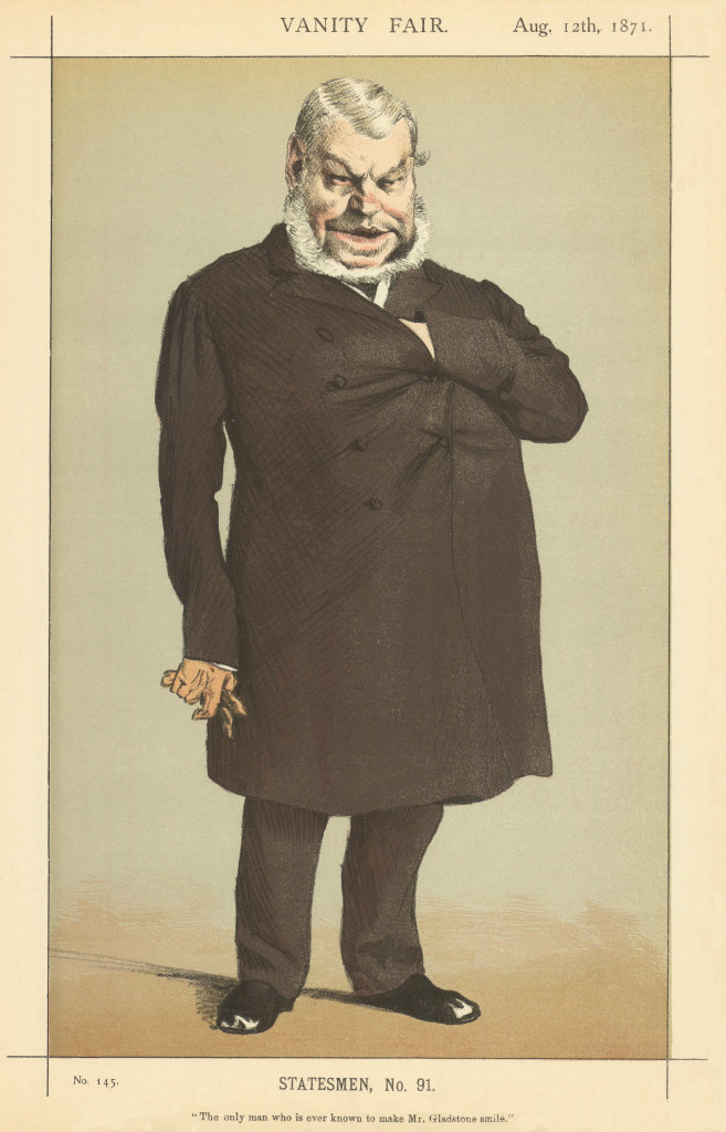 VANITY FAIR SPY CARTOON John Locke 'The only man who is ever known to…' 1871