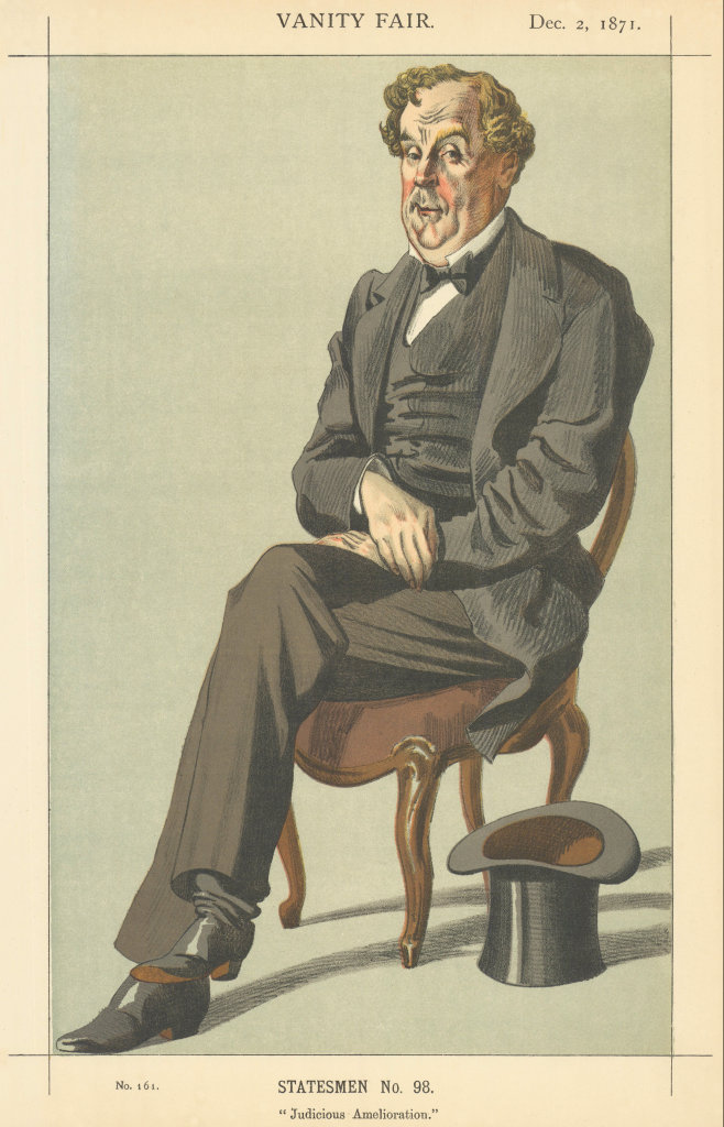 VANITY FAIR SPY CARTOON Alexander Baillie-Cochrane 'Judicious Amelioration' 1871