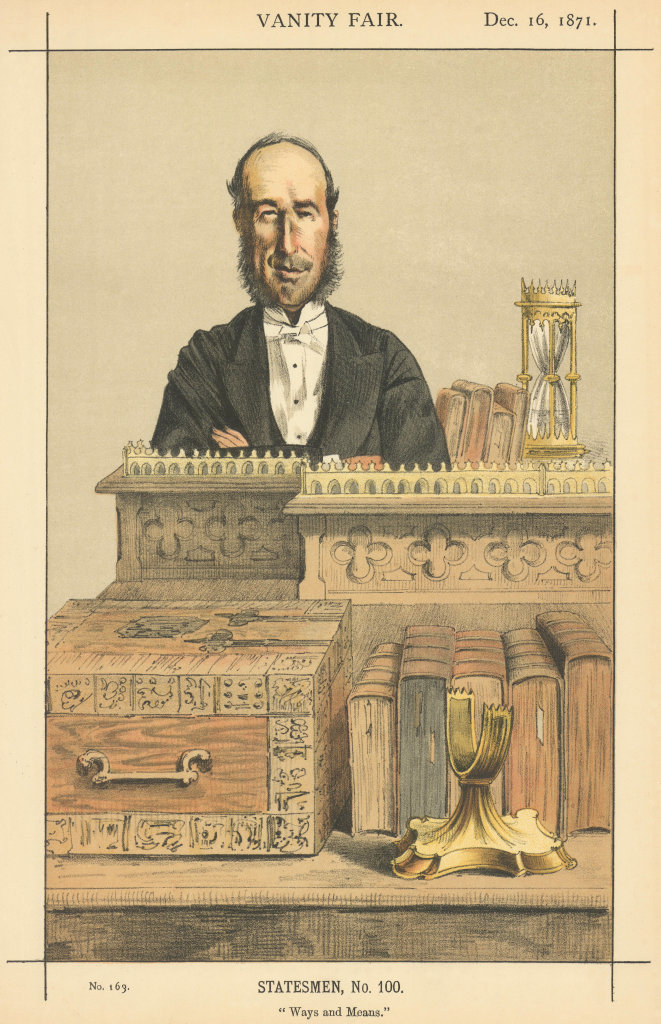 VANITY FAIR SPY CARTOON John George Dodson 'Ways & Means' By Coidé. Coïdé 1871