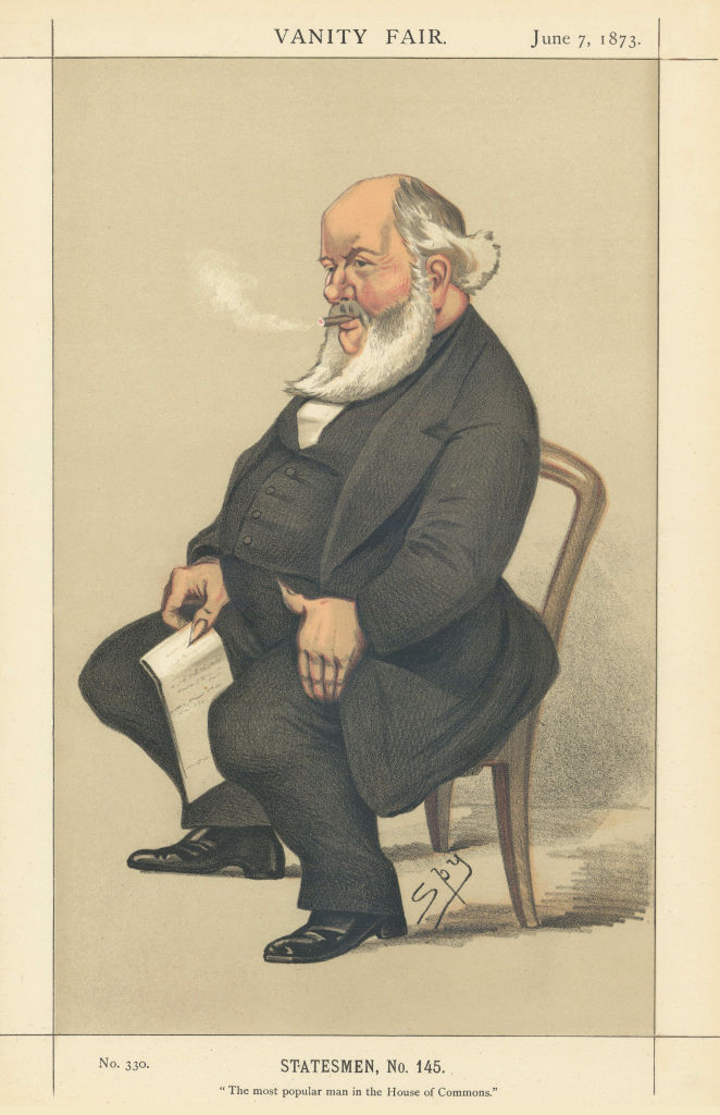 VANITY FAIR SPY CARTOON Robert Dalgleish 'The most popular man in the…' 1873