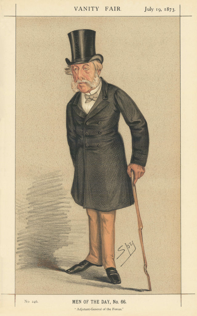 VANITY FAIR SPY CARTOON Sir Richard Airey 'Adjutant-General of the Forces' 1873