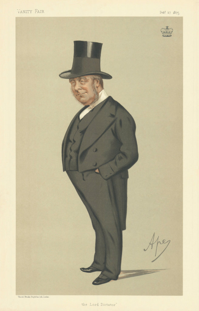 Associate Product VANITY FAIR SPY CARTOON Lord Redesdale 'the Lord Dictator' Ireland. Ape 1875