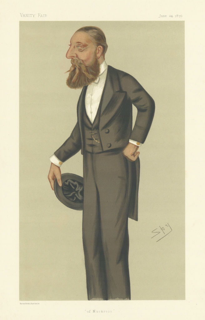VANITY FAIR SPY CARTOON Henry Arthur Herbert of Muckross. Ireland 1876 print