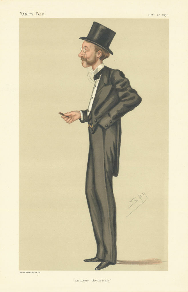 Associate Product VANITY FAIR SPY CARTOON Viscount Newry 'amateur theatricals'. Kilmorey 1876
