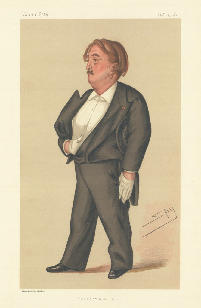 VANITY FAIR SPY CARTOON M Paul Gustave Doré 'sensational art' Artist 1877