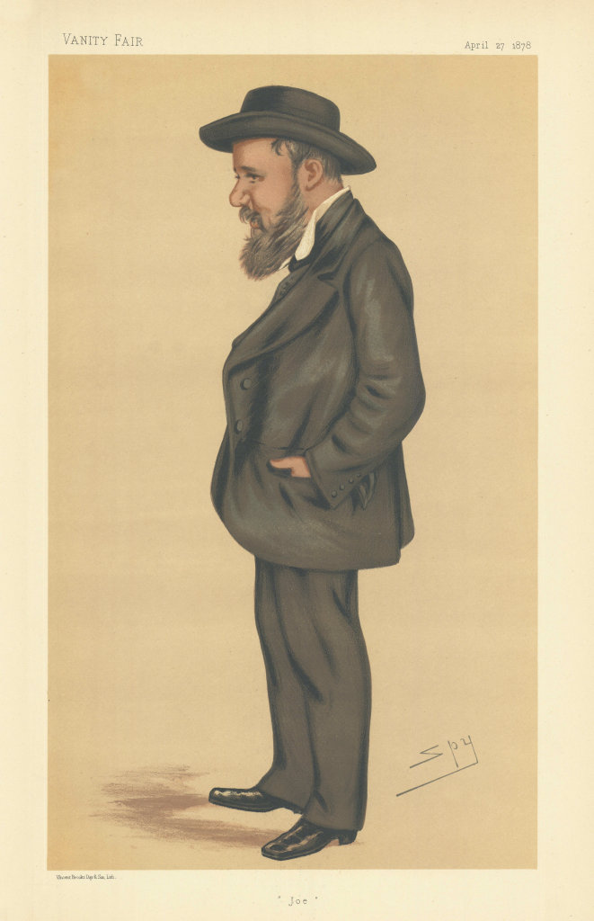 VANITY FAIR SPY CARTOON Joseph Cowen Jr 'Joe' Newcastle upon Tyne MP 1878