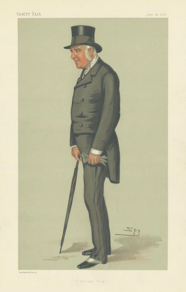 VANITY FAIR SPY CARTOON George Sackville Frederick Lane-Fox of Bramham 1878