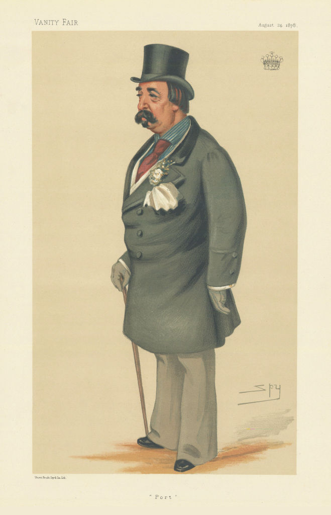 VANITY FAIR SPY CARTOON The Earl of Portarlington. Ireland 1878 old print