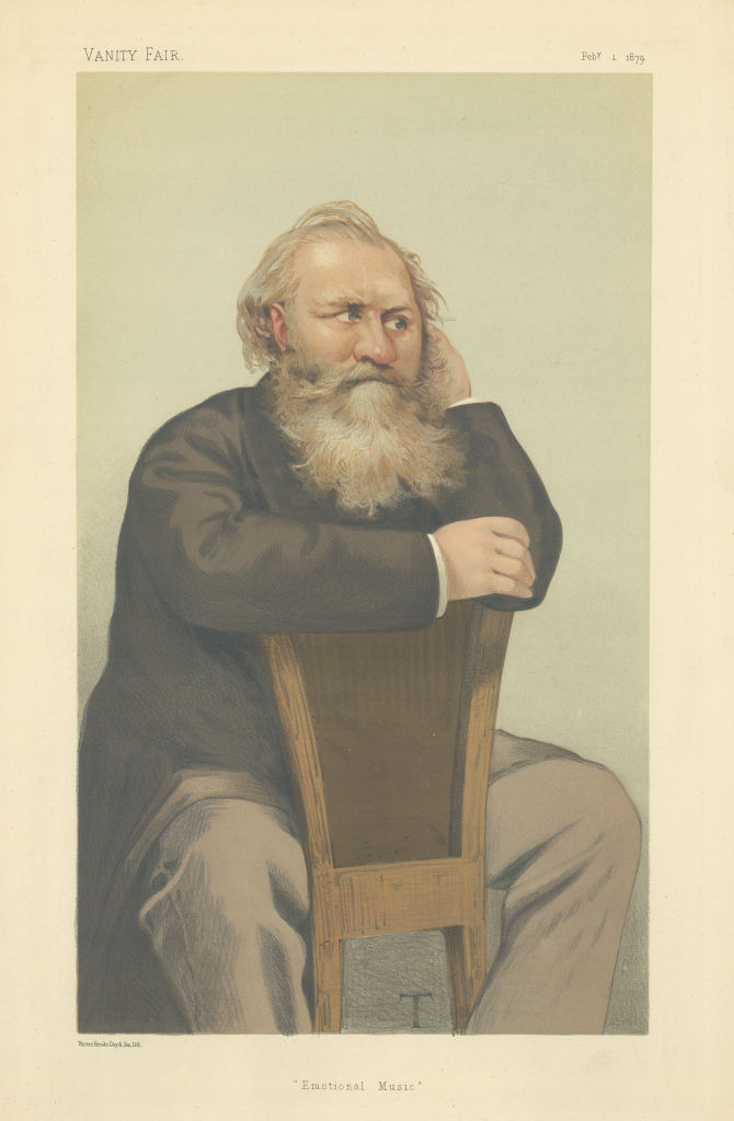 VANITY FAIR SPY CARTOON Charles-François Gounod 'Emotional Music' Opera 1879