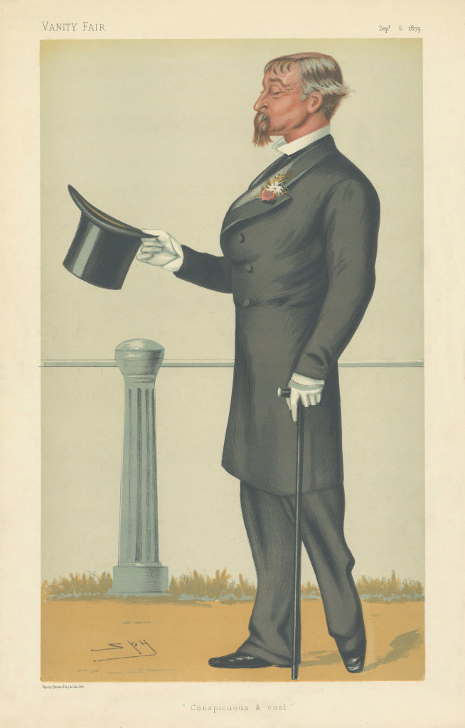 VANITY FAIR SPY CARTOON Sir Charles Craufurd Fraser 'Conspicuous & cool' 1879