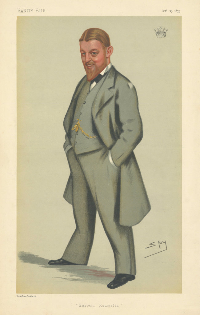 VANITY FAIR SPY CARTOON John Hely-Hutchinson Donoughmore 'Eastern Roumelia' 1879