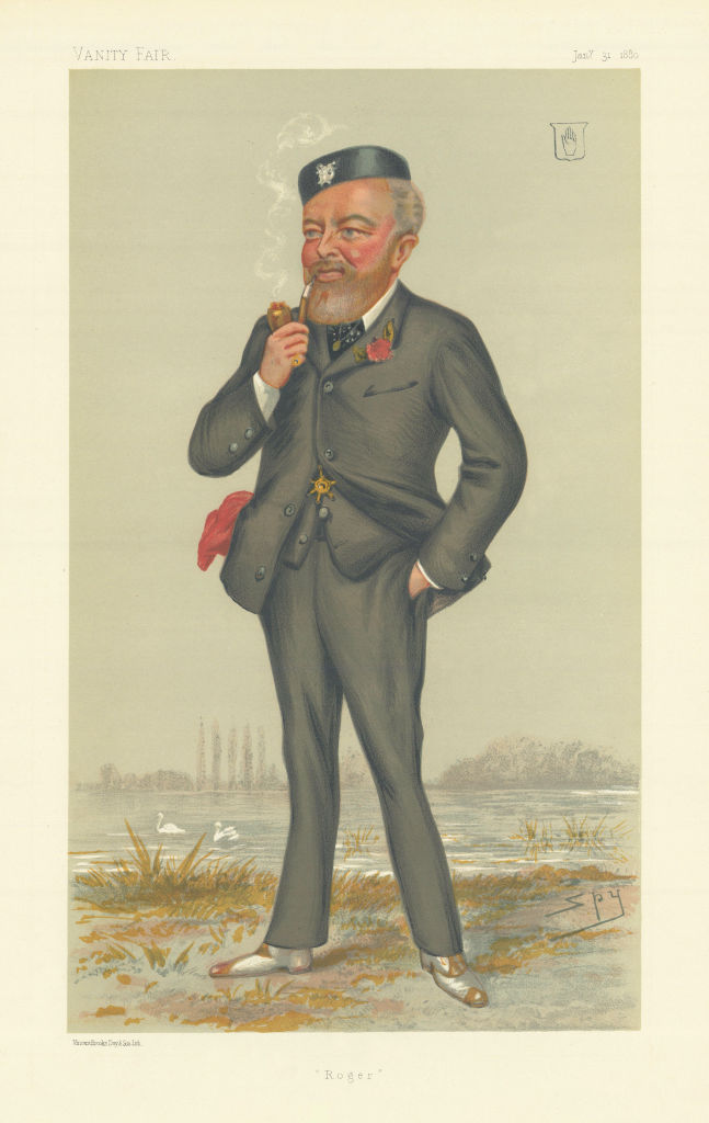 VANITY FAIR SPY CARTOON Sir Roger William Henry Palmer. Ireland 1880 old print