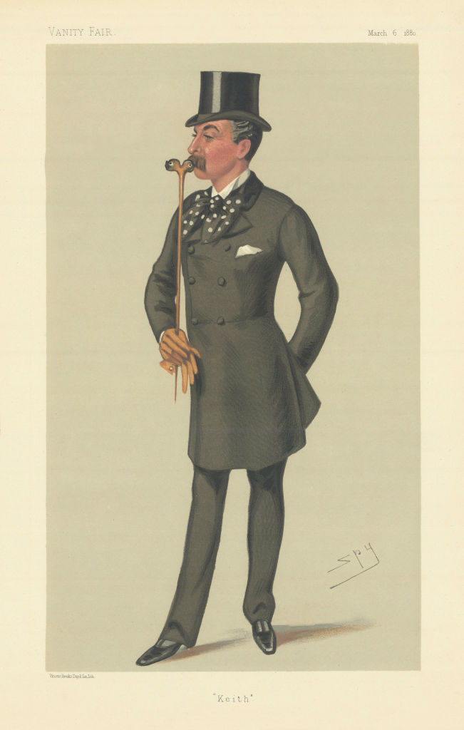 Associate Product VANITY FAIR SPY CARTOON Colonel James 'Keith' Fraser. Military 1880 old print