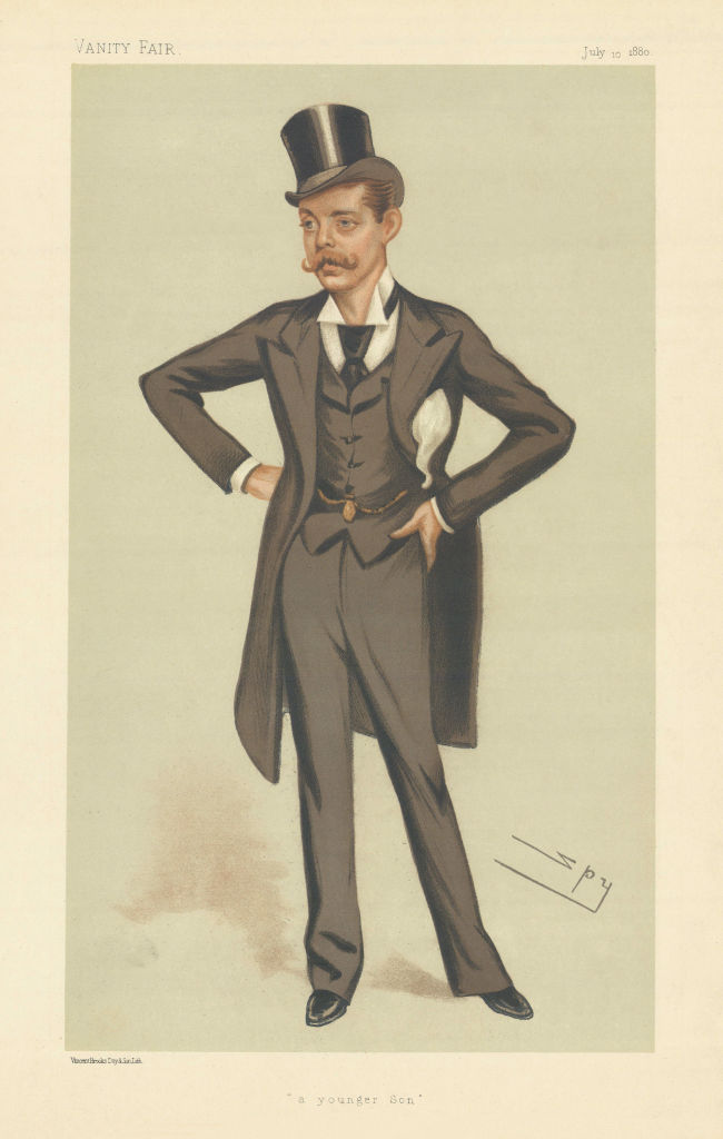 Associate Product VANITY FAIR SPY CARTOON Lord Randolph Spencer-Churchill 'a younger Son' 1880