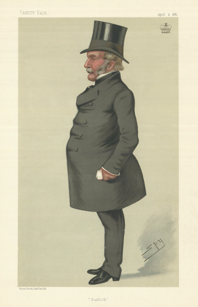 VANITY FAIR SPY CARTOON Robert Adair, Lord Waveney 'Suffolk' Cambridge MP 1881
