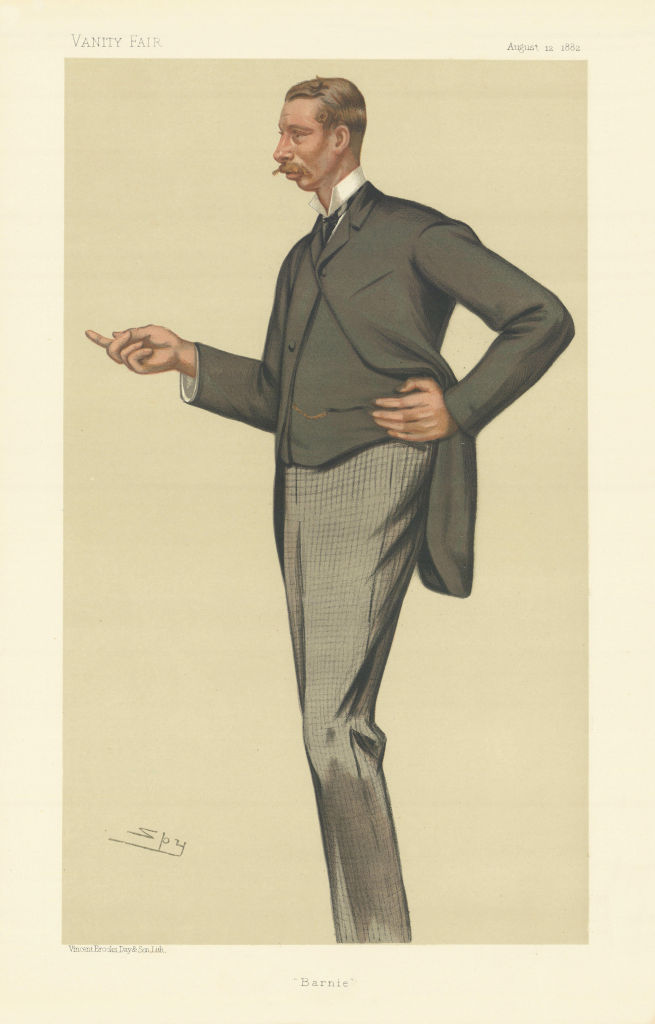 VANITY FAIR SPY CARTOON Bernard Edward Barnaby FitzPatrick 'Barnie' Ireland 1882