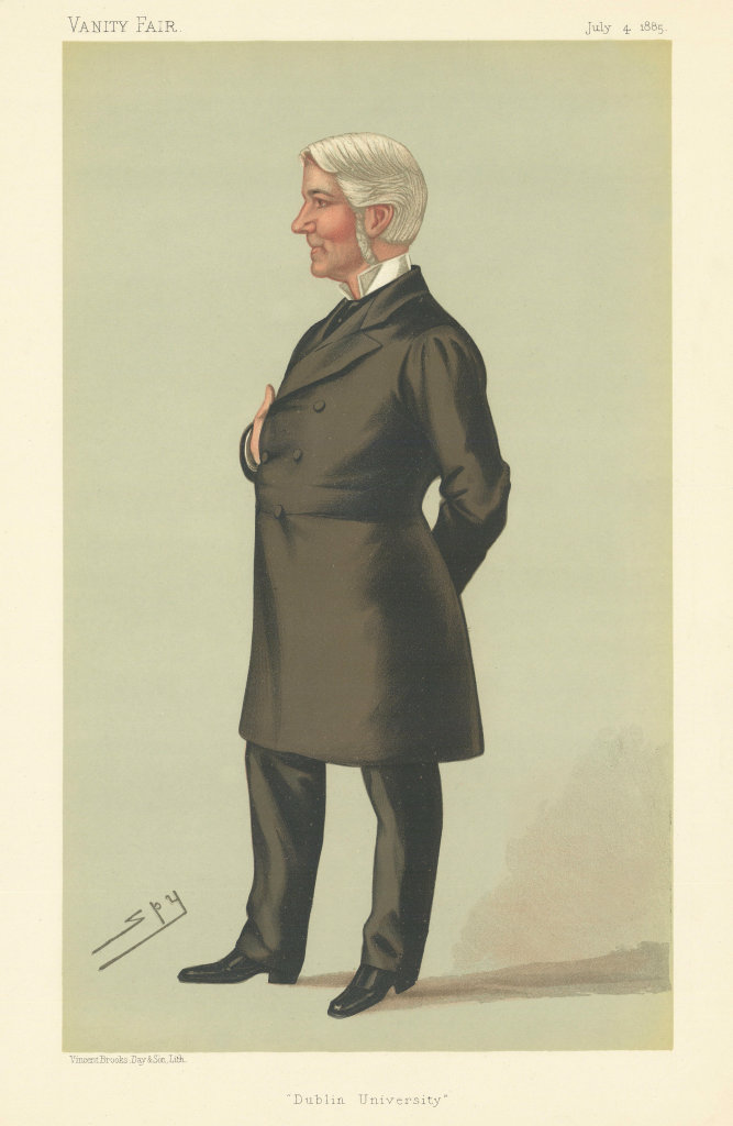 VANITY FAIR SPY CARTOON Edward Gibson QC 'Dublin University' Law 1885 print