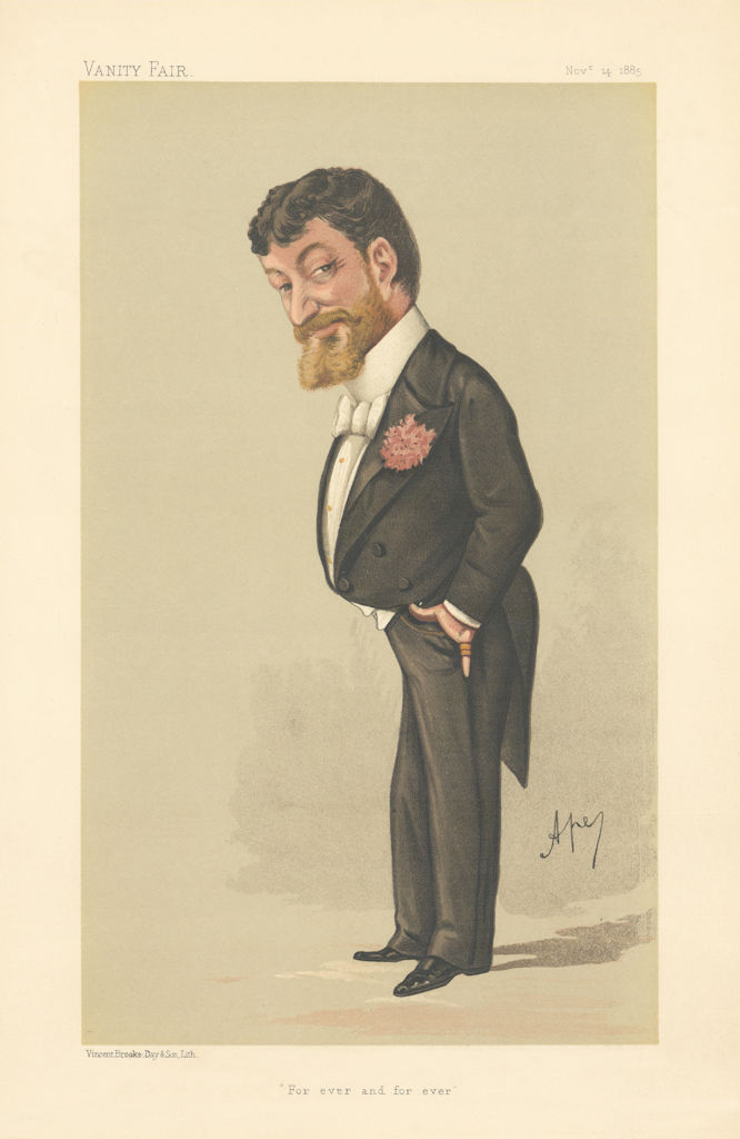 Associate Product VANITY FAIR SPY CARTOON Paolo Tosti 'For ever & for ever' Music composer 1885