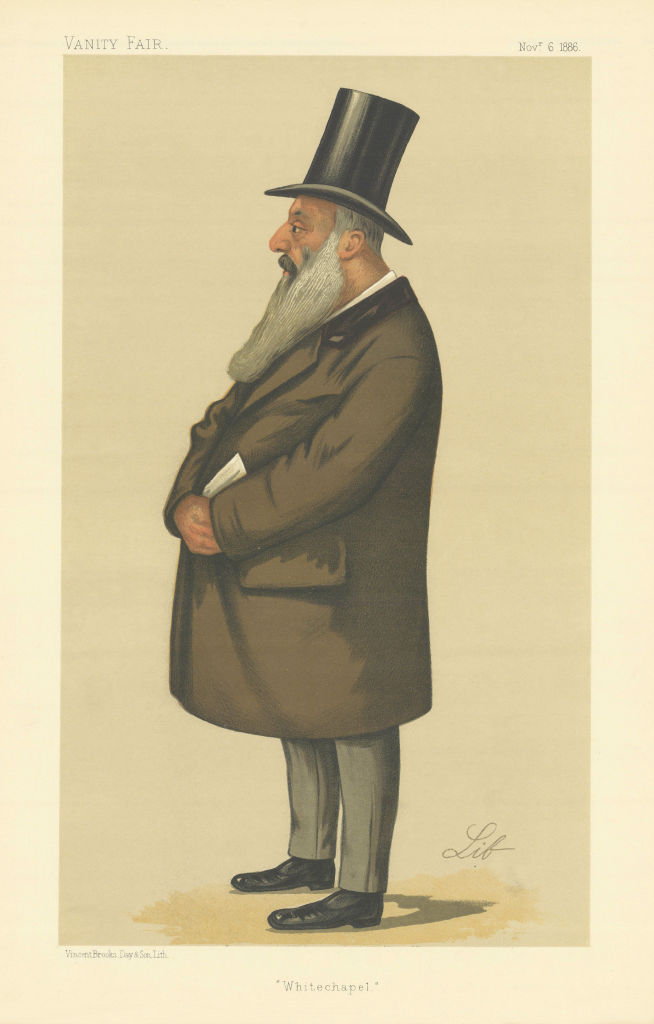Associate Product VANITY FAIR SPY CARTOON Samuel Montagu. Swaythling 'Whitechapel' Banking 1886