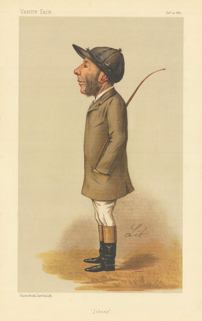 VANITY FAIR SPY CARTOON John Howe Osborne 'Johnny' By Lib 1887 old print