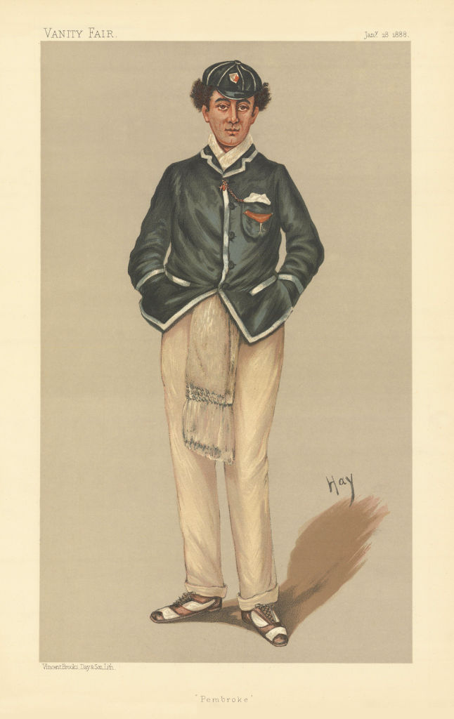 Associate Product VANITY FAIR SPY CARTOON Rev Ernest John Heriz Smith MA 'Pembroke' Rowing 1888