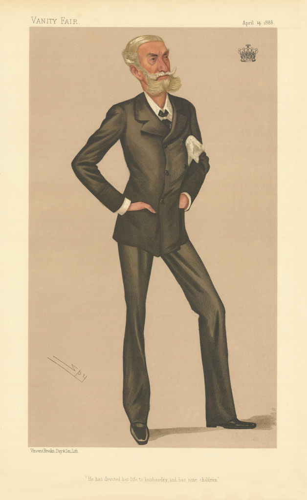 Associate Product VANITY FAIR SPY CARTOON Earl Cathcart 'He has devoted his life to…' 1888 print