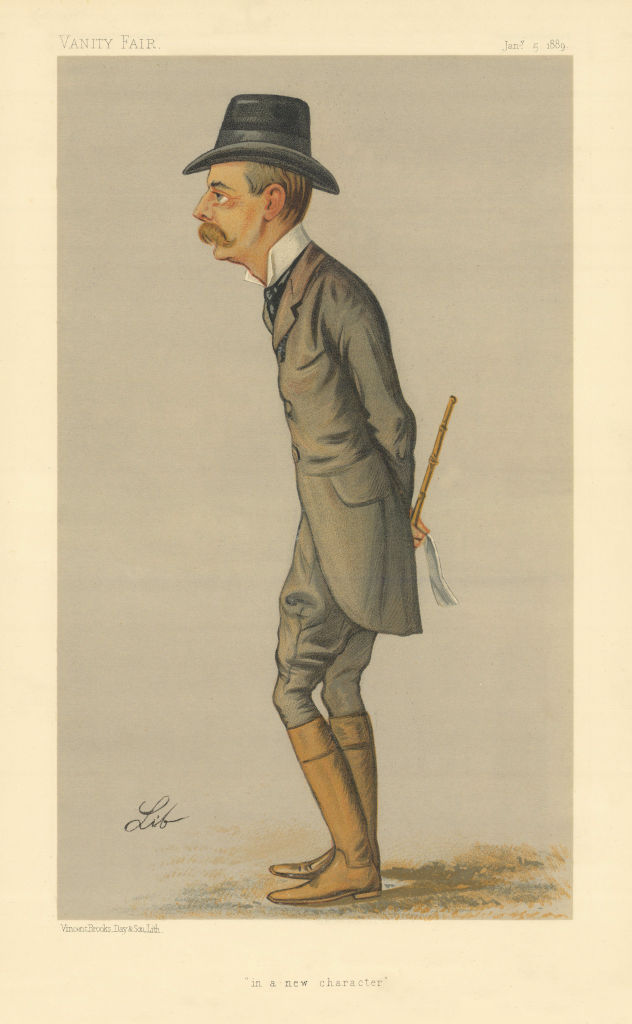 VANITY FAIR SPY CARTOON Randolph Spencer-Churchill 'In a new character' 1889