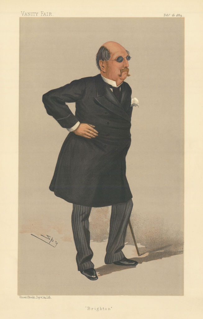 VANITY FAIR SPY CARTOON Sir William Tindal Robertson 'Brighton' Doctors 1889