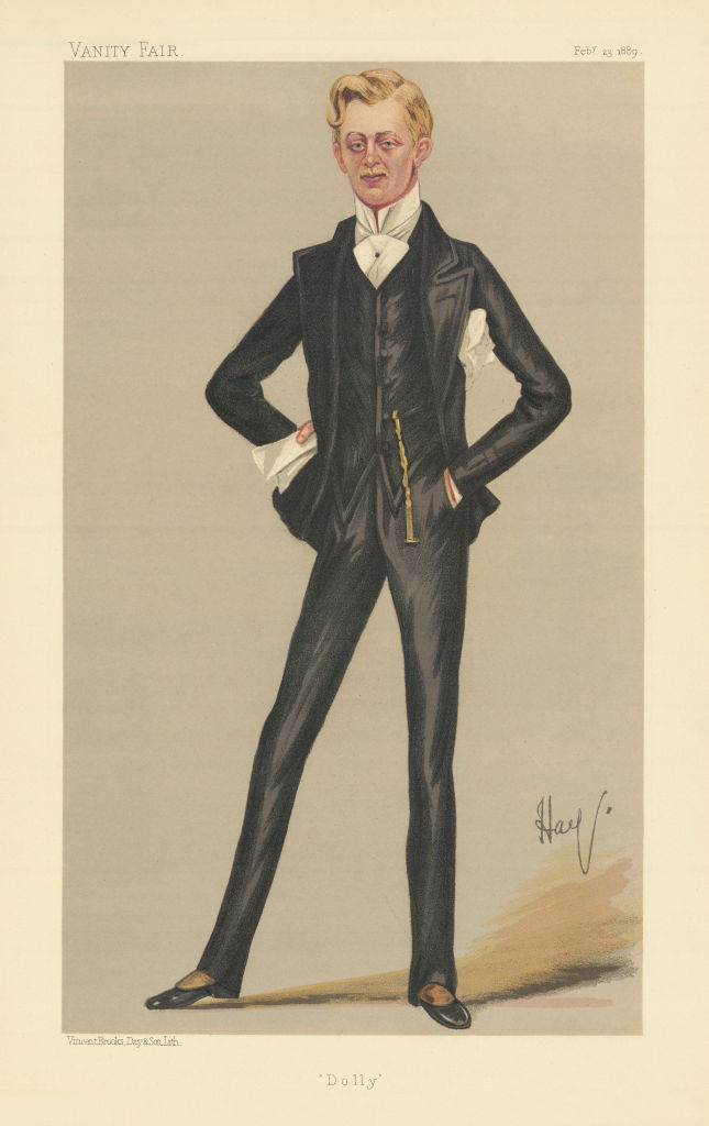 Associate Product VANITY FAIR SPY CARTOON The Marquis of Carmarthen 'Dolly' Wales. By Hay 1889