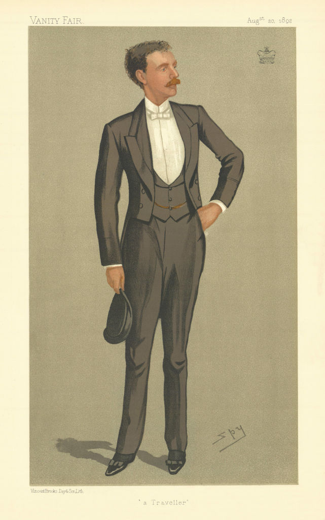 Associate Product VANITY FAIR SPY CARTOON Charles Cochrane-Baillie. Lamington 'a Traveller' 1892