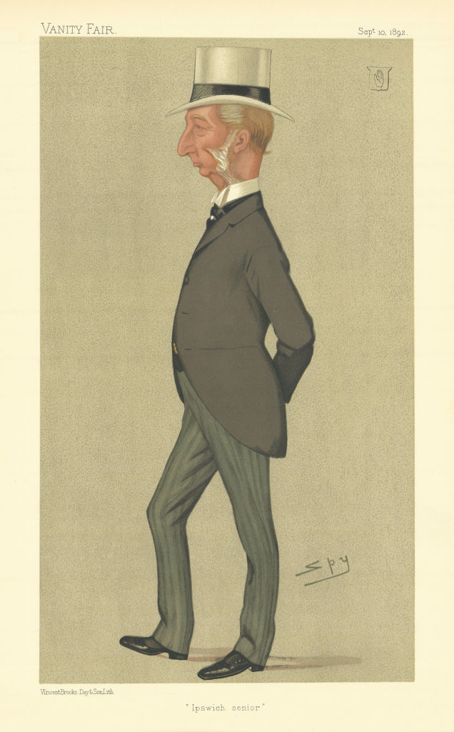 VANITY FAIR SPY CARTOON Sir Charles Dalrymple. Buteshire & Ipswich MP 1892
