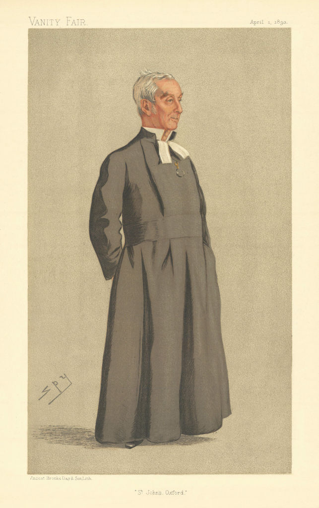 VANITY FAIR SPY CARTOON James Bellamy, St John's College Oxford President 1893