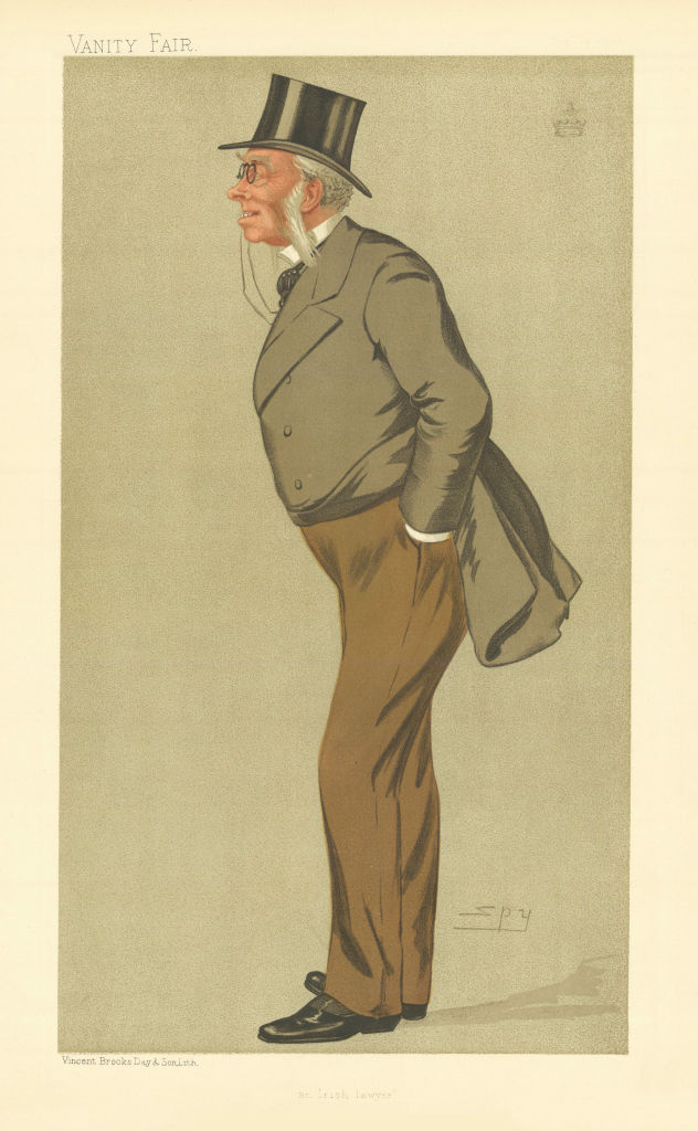 Associate Product VANITY FAIR SPY CARTOON Lord Morris of Spiddal 'an Irish lawyer' Law 1893