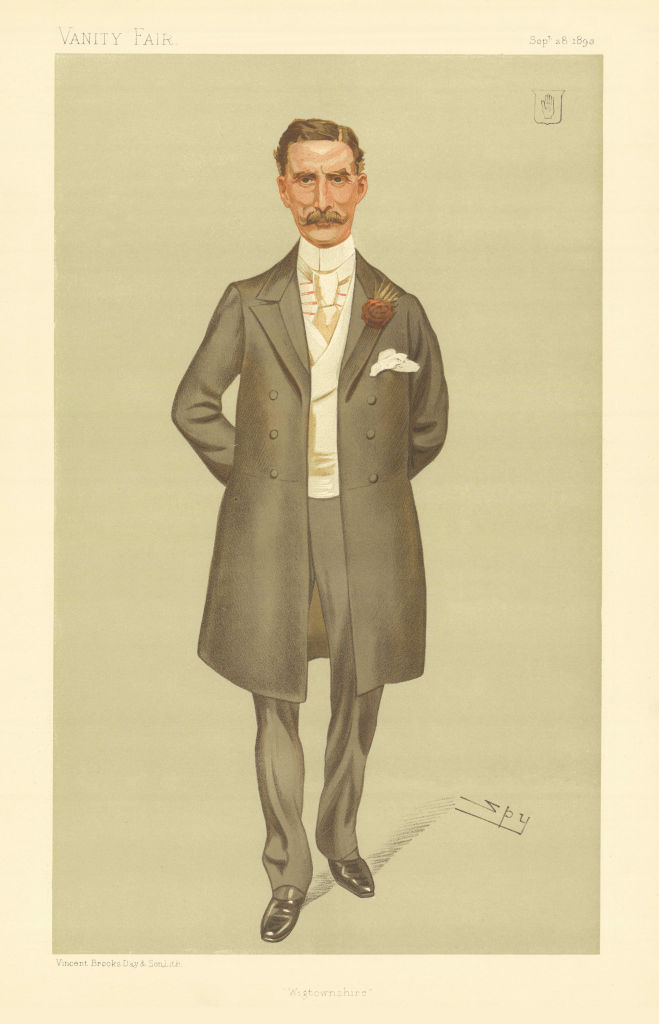 VANITY FAIR SPY CARTOON Sir Herbert Maxwell 'Wigtownshire'. Politics 1893