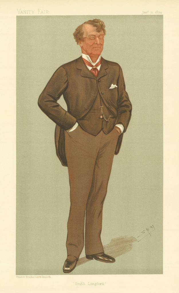 VANITY FAIR SPY CARTOON Edward Blake 'South Longford' MP. Irish nationalist 1894