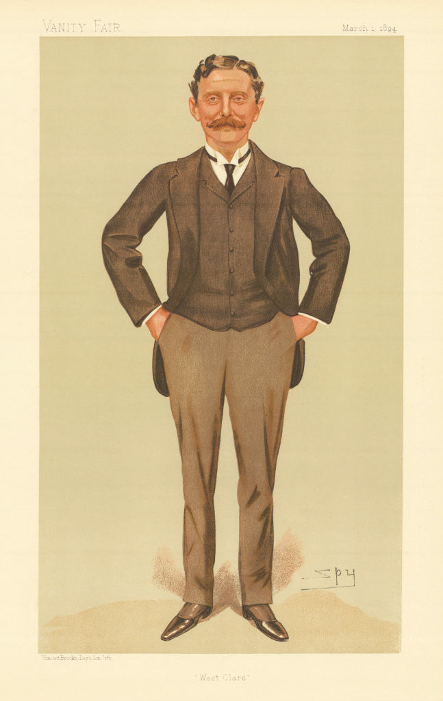 VANITY FAIR SPY CARTOON James Rochfort Maguire 'West Clare' South Africa 1894