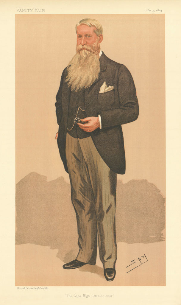 VANITY FAIR SPY CARTOON Henry Loch 'The Cape High Commissioner' S. Africa 1894