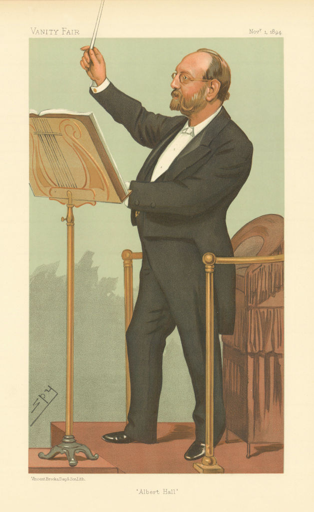 VANITY FAIR SPY CARTOON Sir Joseph Barnby. Royal 'Albert Hall' Music 1894