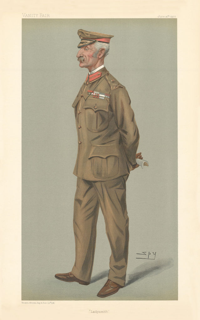 VANITY FAIR SPY CARTOON Field Marshal Sir George Stuart White 'Ladysmith' 1900
