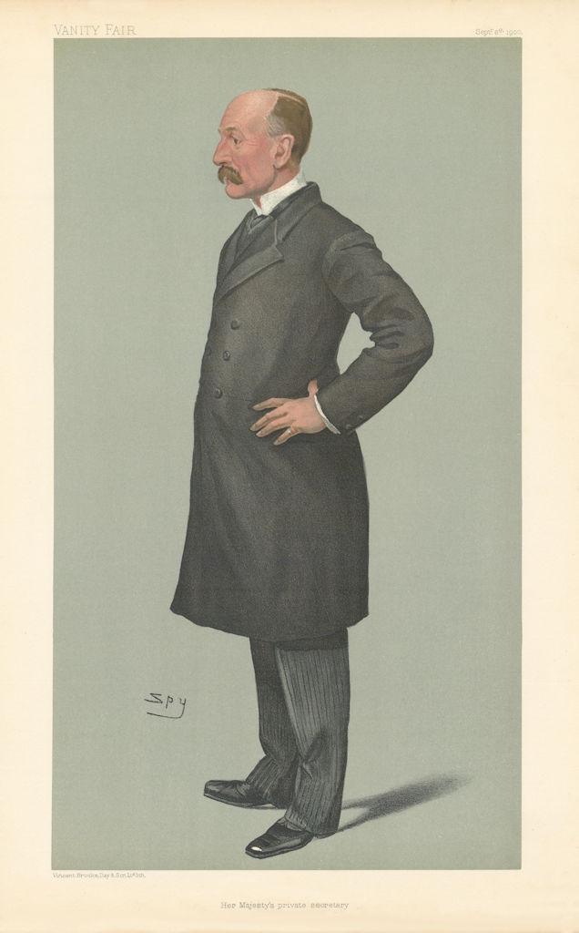 VANITY FAIR SPY CARTOON Arthur John Bigge 'Her Majesty's private secretary' 1900