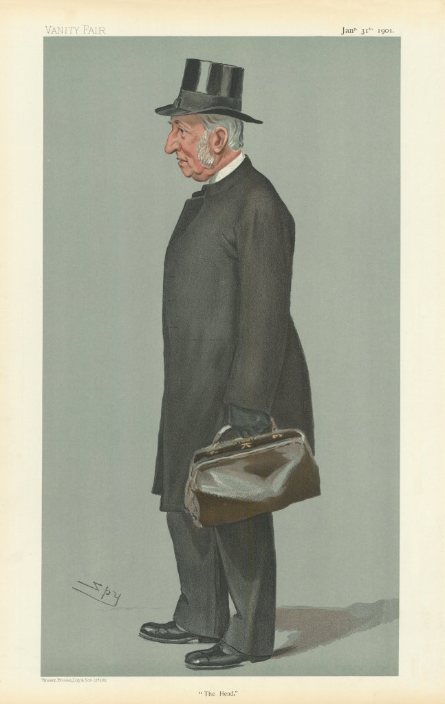 VANITY FAIR SPY CARTOON James John Hornby, Provost of Eton 'The Head' 1901
