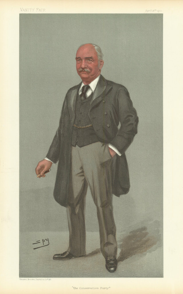 Associate Product VANITY FAIR SPY CARTOON Richard Middleton 'the Conservative Party' Politics 1901