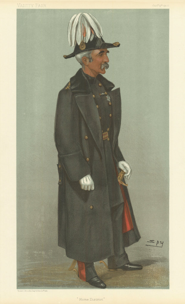 VANITY FAIR SPY CARTOON Maj-Gen Sir Henry Trotter 'Home District'. Military 1902