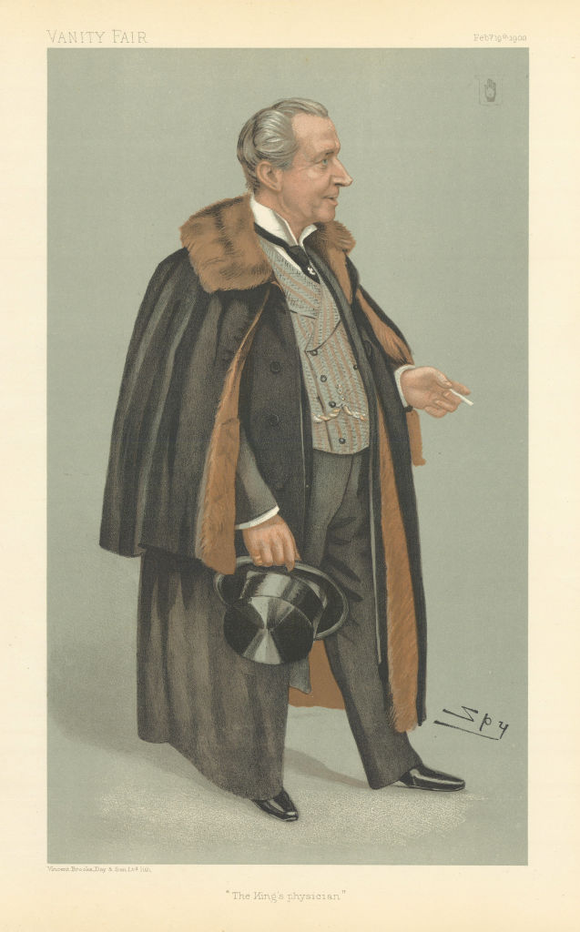 VANITY FAIR SPY CARTOON Sir Francis Laking 'The King's Physician'. Doctor 1903