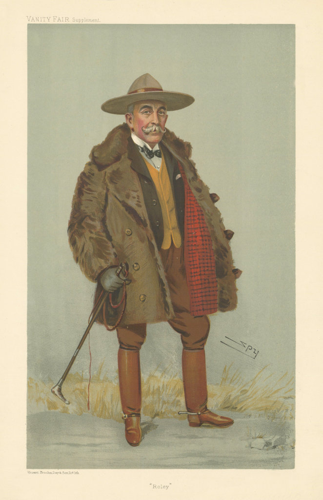 VANITY FAIR SPY CARTOON Gilbert, 4th Earl of Minto 'Roley' 1905 old print