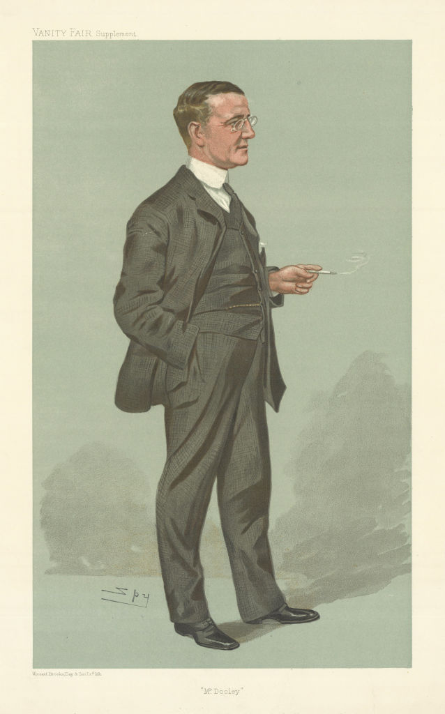 VANITY FAIR SPY CARTOON Finlay Peter Dunne 'Mr Dooley' Humorist Journalist 1905