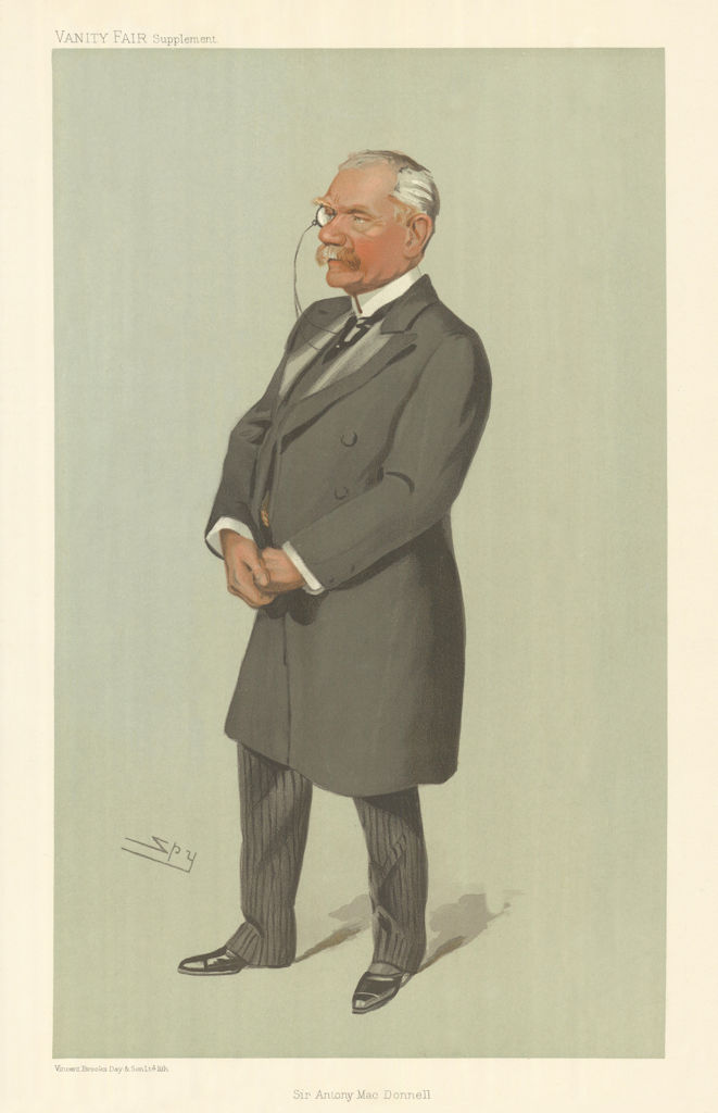 Associate Product VANITY FAIR SPY CARTOON Sir Antony Macdonnell. Irish civil servant 1905 print
